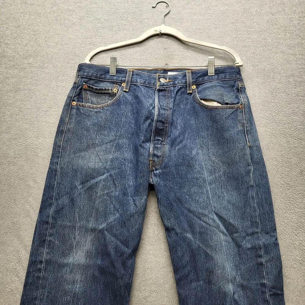 Levi's‎ 501 XX Men Jeans 36X30 Blue Denim Original Fit Straight Button Fly Y2K